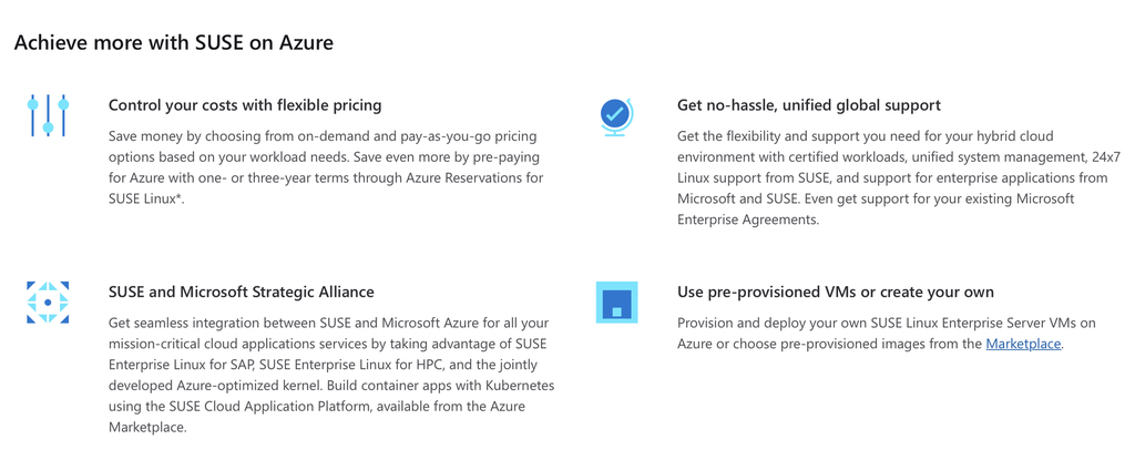 Azure SUSE Linux Enterprise Server Standard 1-2 vCPU VM (3 Year)